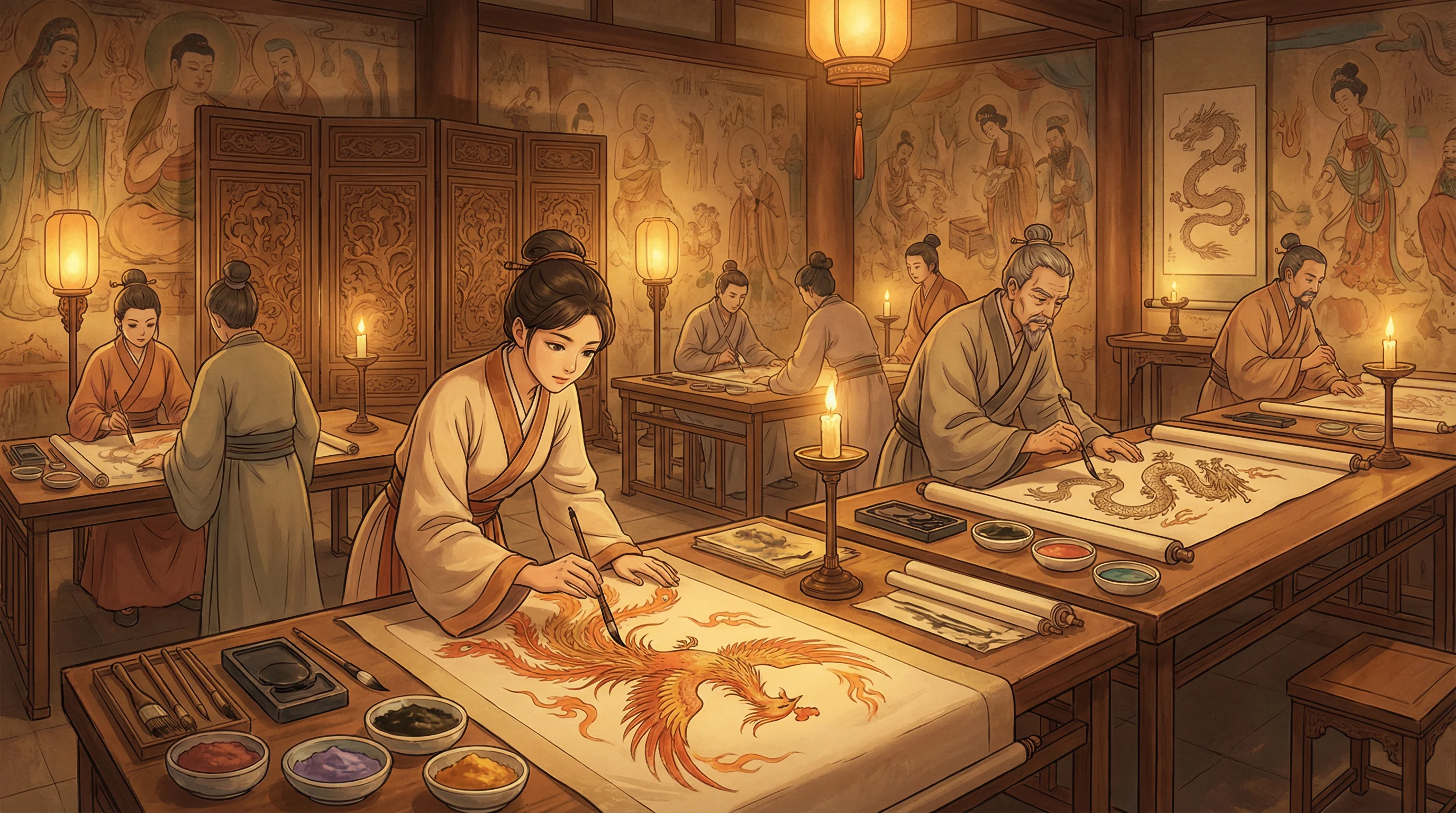 画师入驻 - 九色吃瓜 国风动漫画师